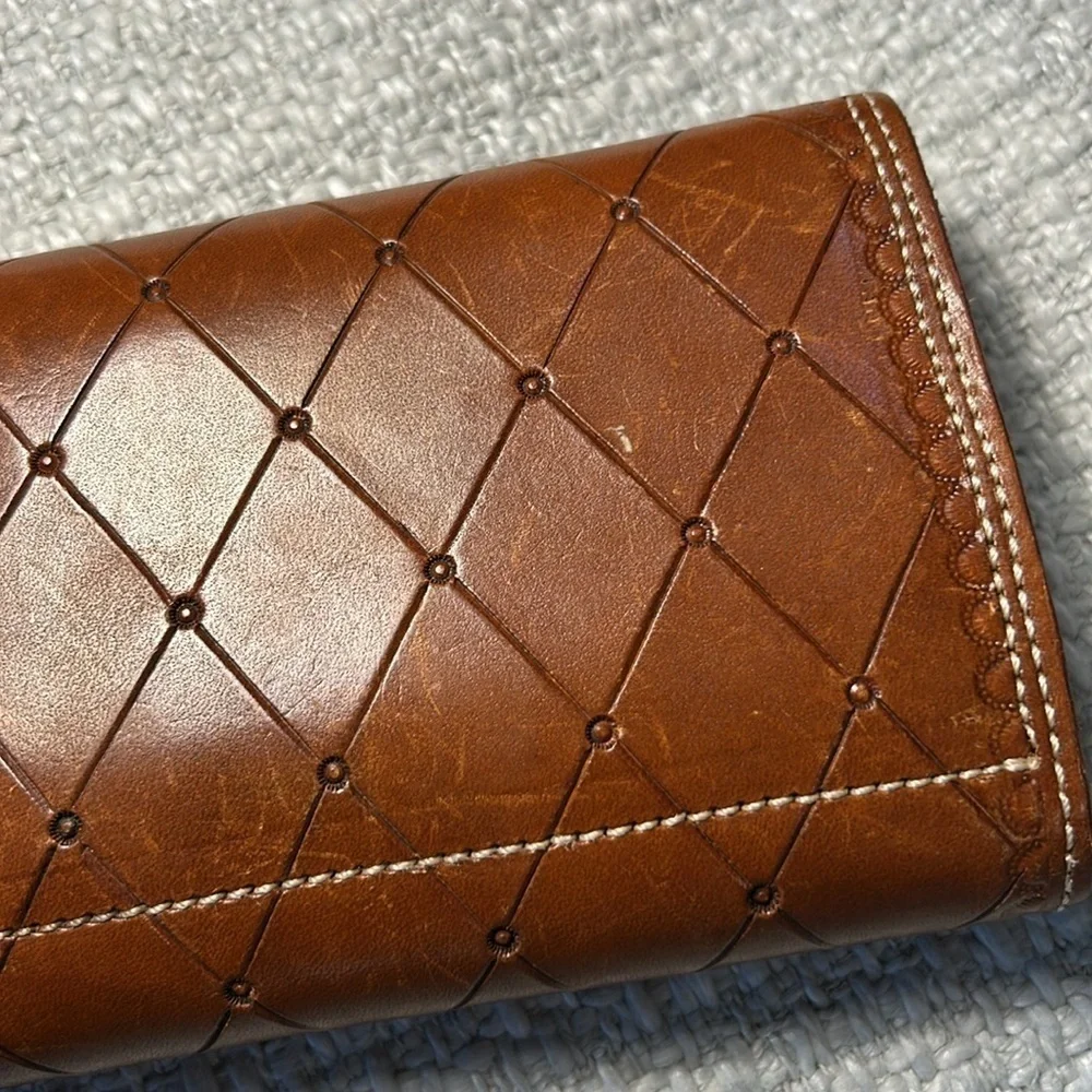 COUNTRY BUG WALLET BROWN LEATHER